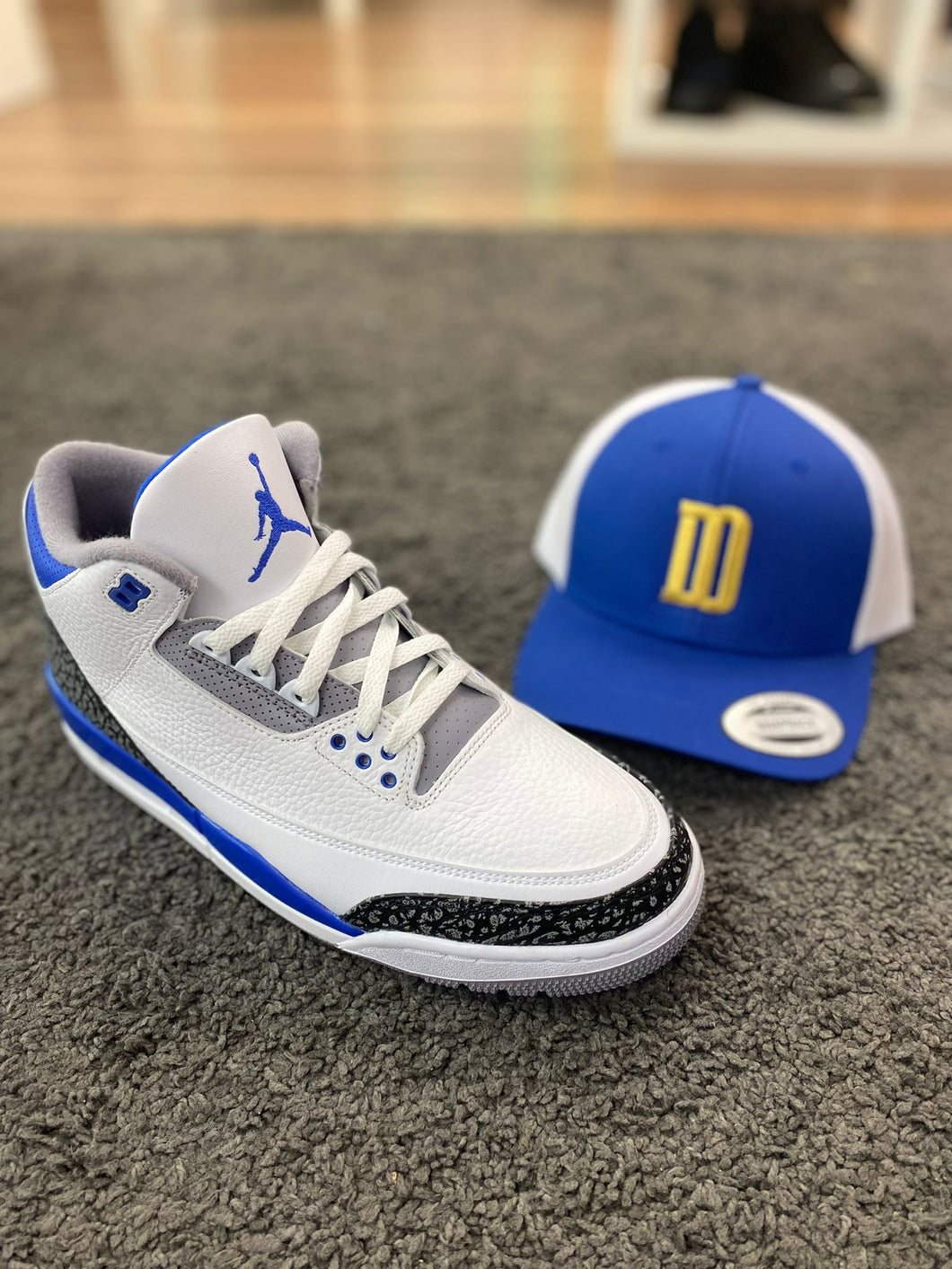 DO2's Bright Royal/White Trucker Cap